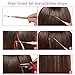 Hair Tinsel Kit with Tools 16 Colors 8000 Strands Fairy Hair Tinsel Heat Resistant Sparkling Shiny Tinsel Hair Extensions 48 Inch Colorful Hair Tinsel strands Kit (12 Colors 3000strands, 16Colors)