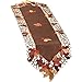 Embroidered Autumn Leaves Table Linens, Runner