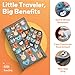 Little Traveler Toddler Airplane Bed & Seat Extender – Cozy & Easy Setup Airplane Bed for Kids, Ages 1-4