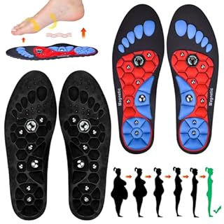 2pcs Solette Per Dimagrire Originali, Solette Per Agopressione, Solette Magnetiche Massaggianti, Sollievo Per Piedi Doloranti Con Inserti Magnetici Per Digitopressione Sani, Comodi E Traspiranti（D）