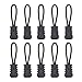BCP Pack of 10pcs Zipper Pulls Fits /zipper Fixer for Jackets Backpacks(black Color)