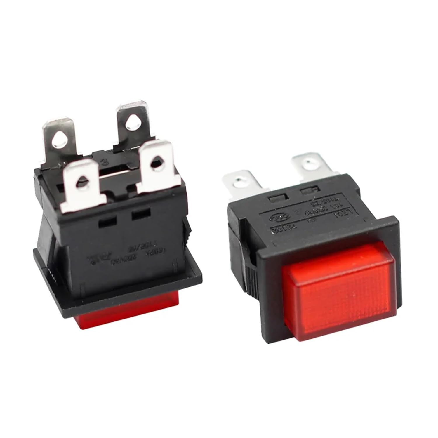 Push Button Switch SPST Momentary Power Strip T105 16A 250VAC 2 Pole 4 Pin 2 Pin Switch