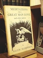 Meditations on a great man gone: And other poems B0007EKVL2 Book Cover