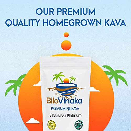Bilovinaka - Savusavu Platinum, Premium Fiji Kava Kava Powder, All-Natural Kava Drink, Kava Fijian Grown And Packed, 8.8 Oz/250 Grams #TOP7