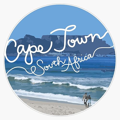 Cape Town Vinyl Sticker Waterproof Decal Laptop Wall Window Bumper Sticker 5"