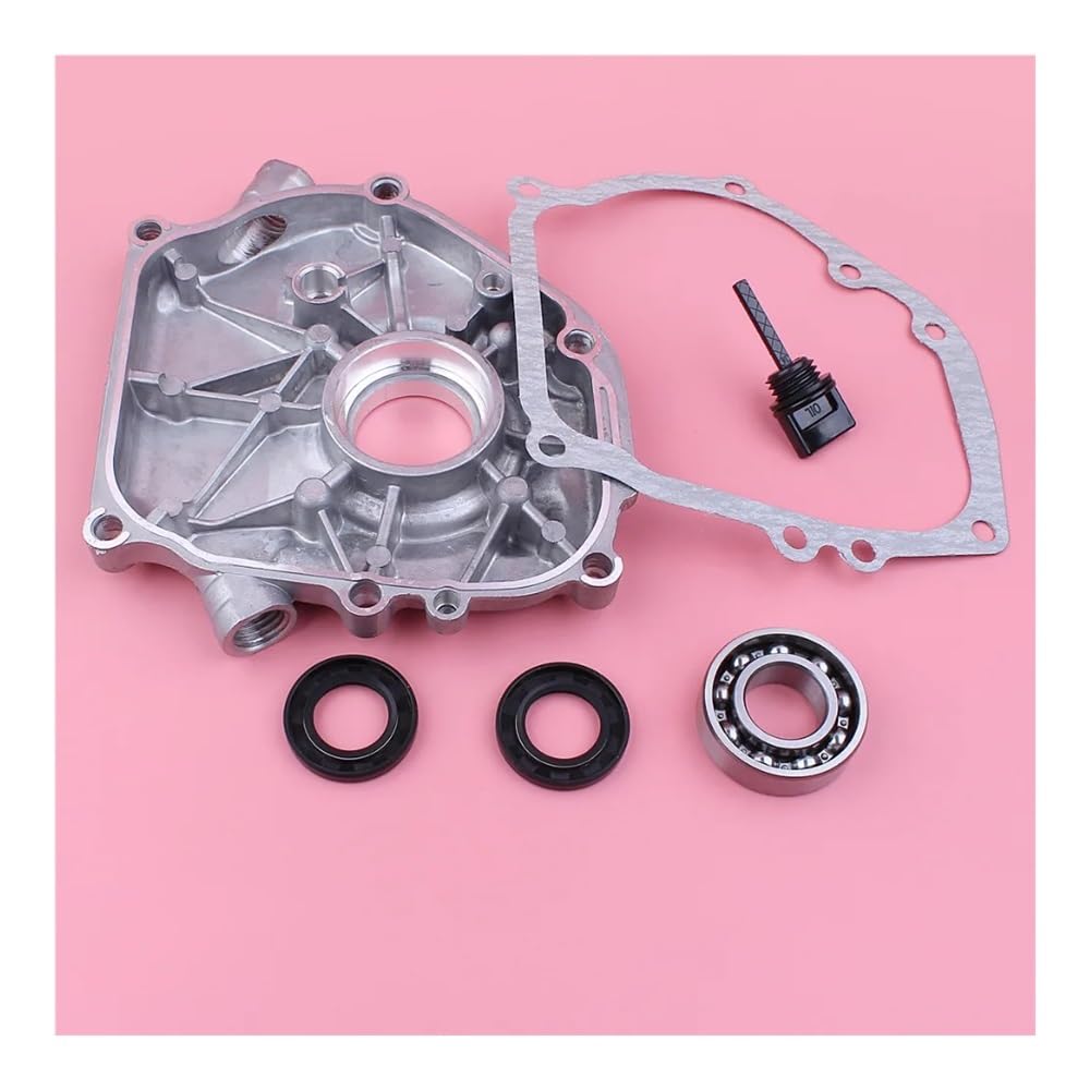 Junta de Tapa de cárter for H-nda GX160 GX200 GX 160 200 5.5HP 6.5HP Cojinete de cigüeñal Sello de Aceite Varilla de Nivel Pieza de Motor de cortacésped