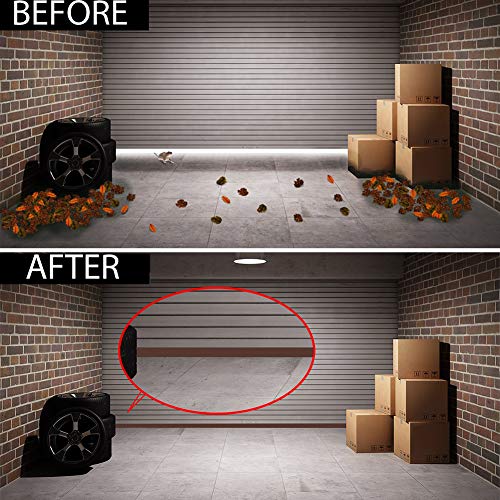 Image of [New Upgrade] Huge Gap Door Draft Stopper, 3.4 inch W Widened Door Sweep Seal Gap Up to 1.8 inch for Interior & Exterior Doors - Keeping Draft, Noise, Dust and Unwanted Animals Out,3.4 inch W x 39 inch L,Brown