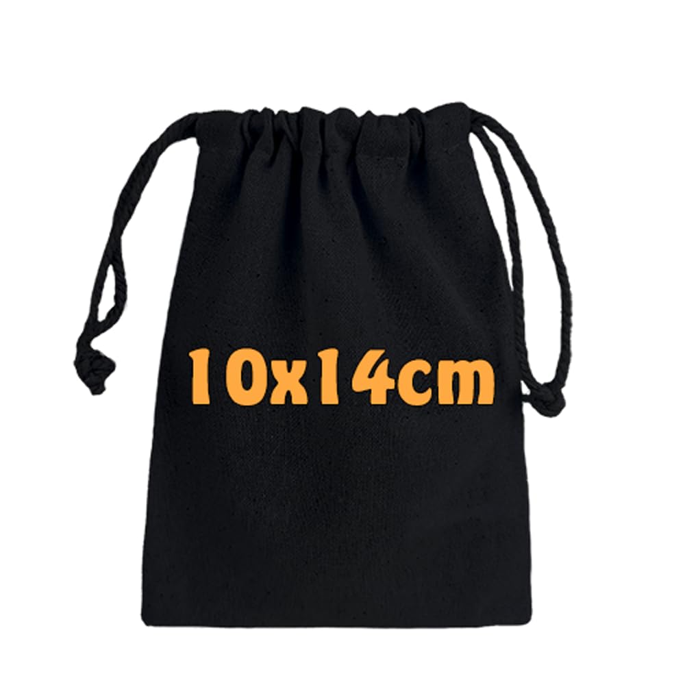 Cottonbagjoe (10, 25, 100, 250, 750 Baumwollbeutel mit Kordelzug 10 x 14 cm – OEKO-TEX® STANDARD 100 Stoffbeutel für Geschenke, Schmuck, Adventskalender & Aufbewahrung