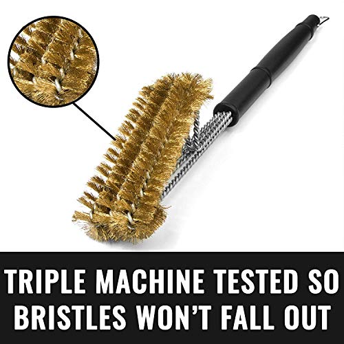Essentials Brass Grill Brush