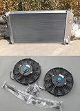 Radiador de aluminio Firebird/Trans Am 1970-1981 1971 1972 1973 1974 + ventiladores