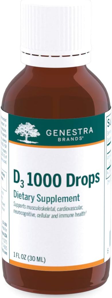 Amazon.com: Genestra Brands D3 1000 Drops | Liquid Vitamin D Supplement ...