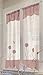 Produktbild Home Collection tcman111/150 Vorhang Paar Margerite 150x60x150 cm Bordeaux
