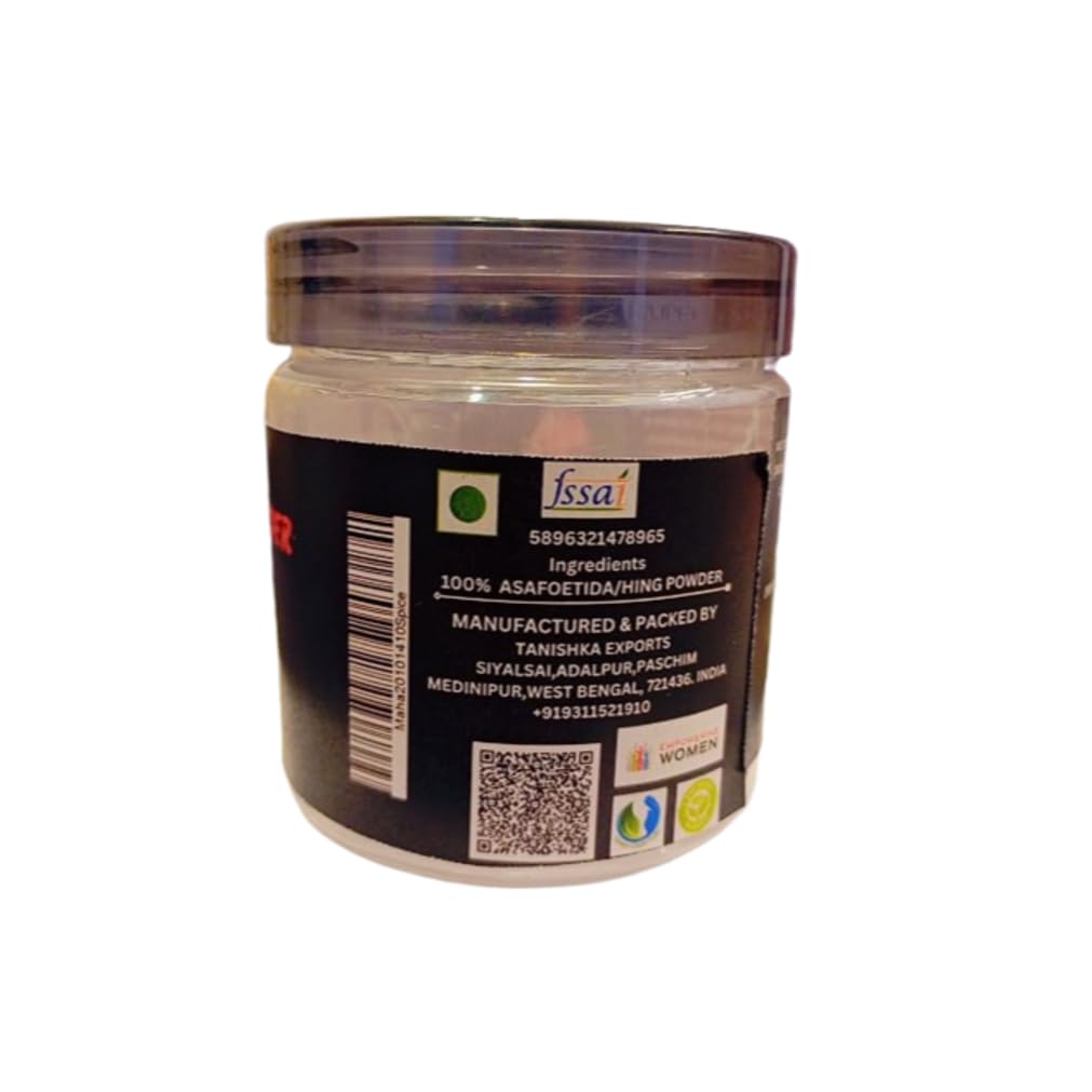 Mahamandaleshwar Asafoetida Hing Powder 2 x 200g | Pure Authentic Indian Spice | Strong Aroma & Taste | Handpicked by Village Women | Twin Pack for Cooking
