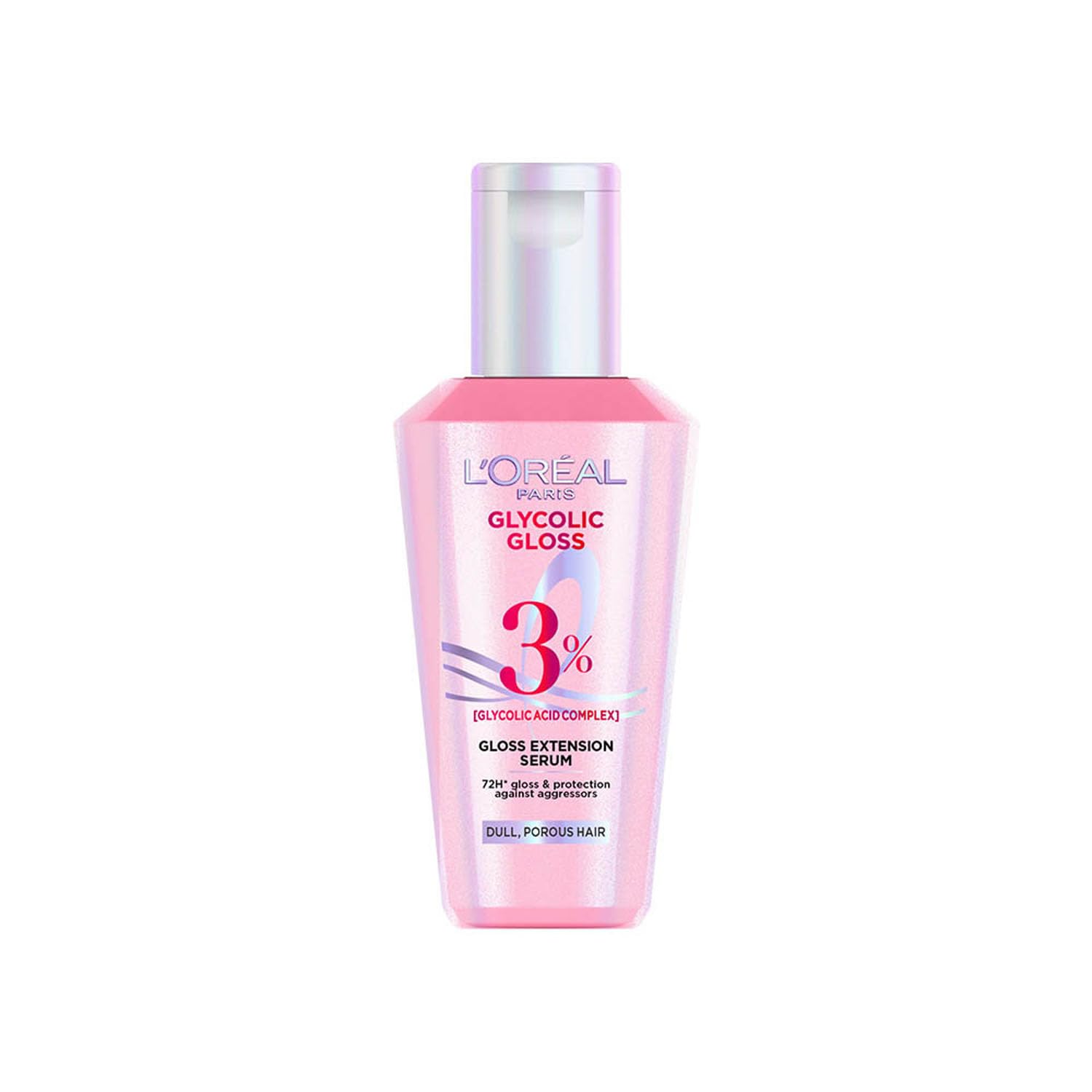 L'Oréal Paris Glycolic Gloss Serum, powered by Glycolic Acid, for dull hair, gives 72H Shine & improves hair quality, 80ml-image-45