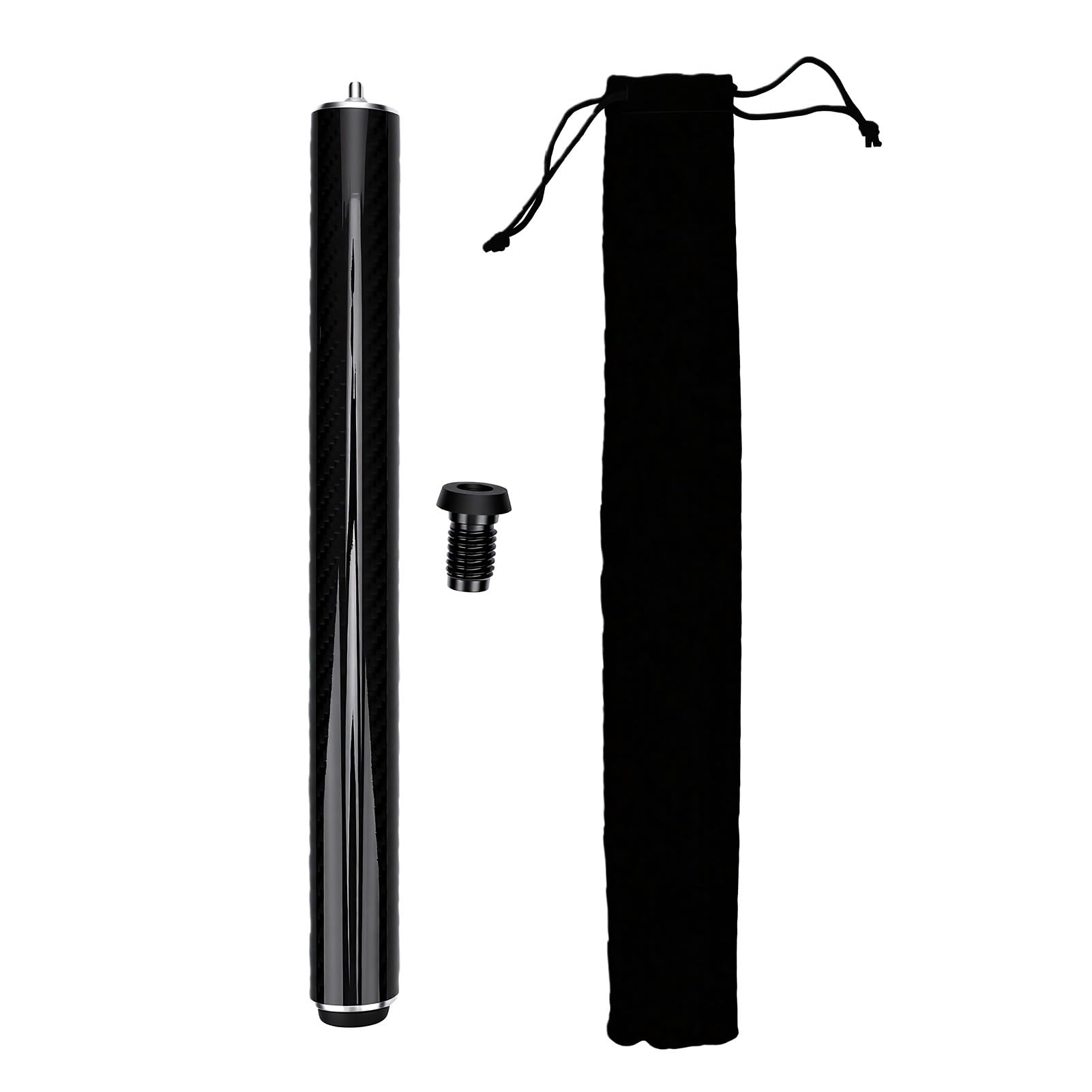 Gonetre Extensión de Taco de Billar de Fibra de Carbono de 12,6 Pulgadas,