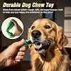 Chew Toys for Dog, Rubber Durable Dog Toys for Aggressive Chewers, Interative Indestructible Toy,Teeth Clean Chew Toys for Medium Large Breed (Forest Green)
