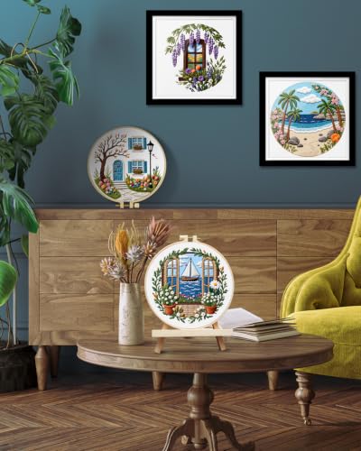 Image of TINDTOP Embroidery Kit for Adult, Embroidery DIY Starter Kit