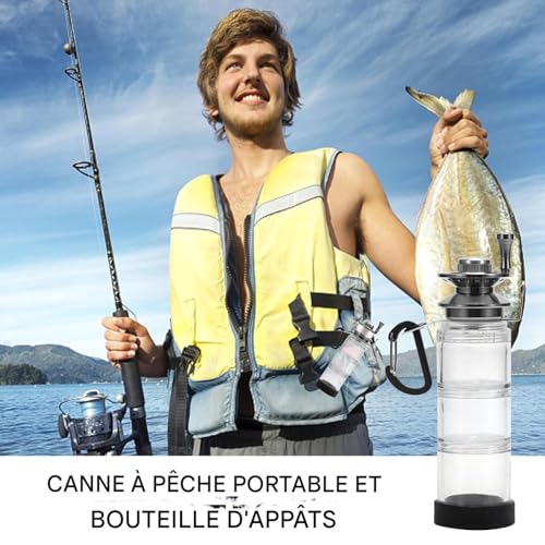 Rangement de leurre de pêche compact pour sessions itinérantes en rivière - 3