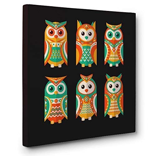 Owls CANVAS Wall Art Home Décor Handmade Products
