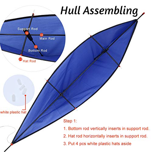 Tresbro Sailing Ship Kite Fly 37 inch, 3D Cool Huge China Kites for Kids and Adults, Awesome Rainbow Kites for Outdoor Travel Beach