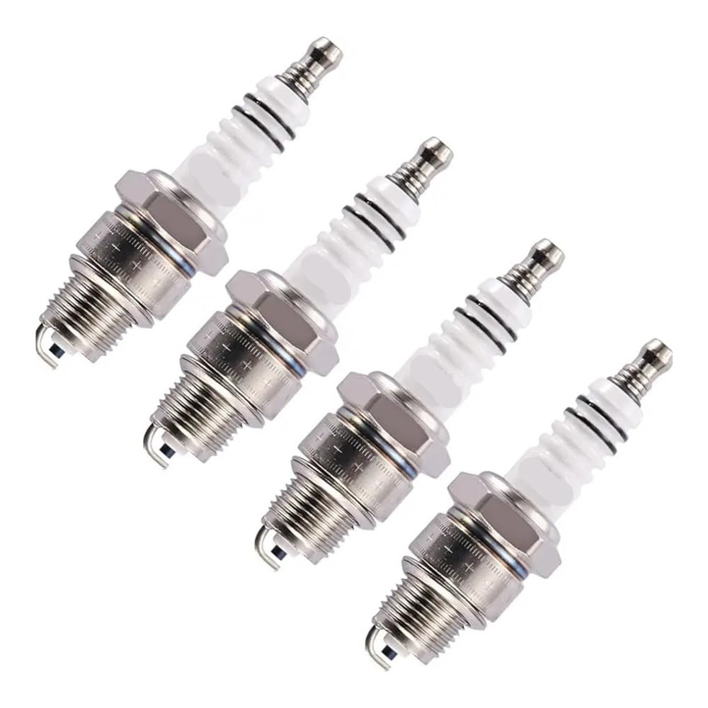 1/2/4 Uds. Bujía de Motocicleta E6TC Apta for Pieza de Encendido de ciclomotor Scooter(4pcs)