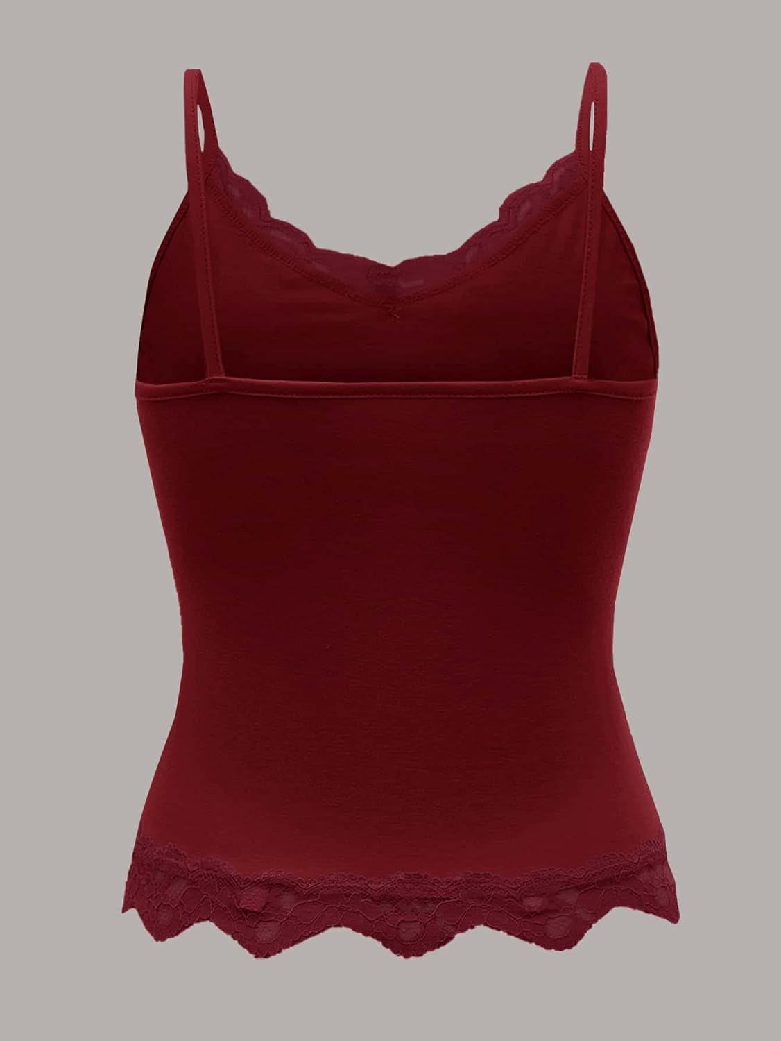 SHENHE Women's Y2K Lace Cami V Neck Sleeveless Spaghetti Strap Kawaii Tank Top Camisoles - Image 2