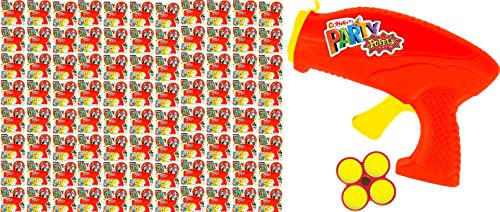 Image of JA-RU Party Poppers Confetti Shooters (144 Units) Air Powered Confetti Gun. Wedding Send Off Ideas, Gender Reveal Ideas, Birthday Party & New Years Eve Partys Supplies. 955-144s