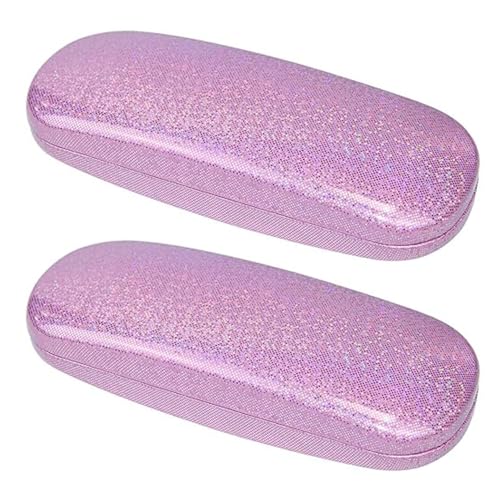 Image of ABAJI Eyeglasses Case Kids Students Reading Glasses Organizer Hard Shell Lint Lining Snap Close Men Women Boys Girls