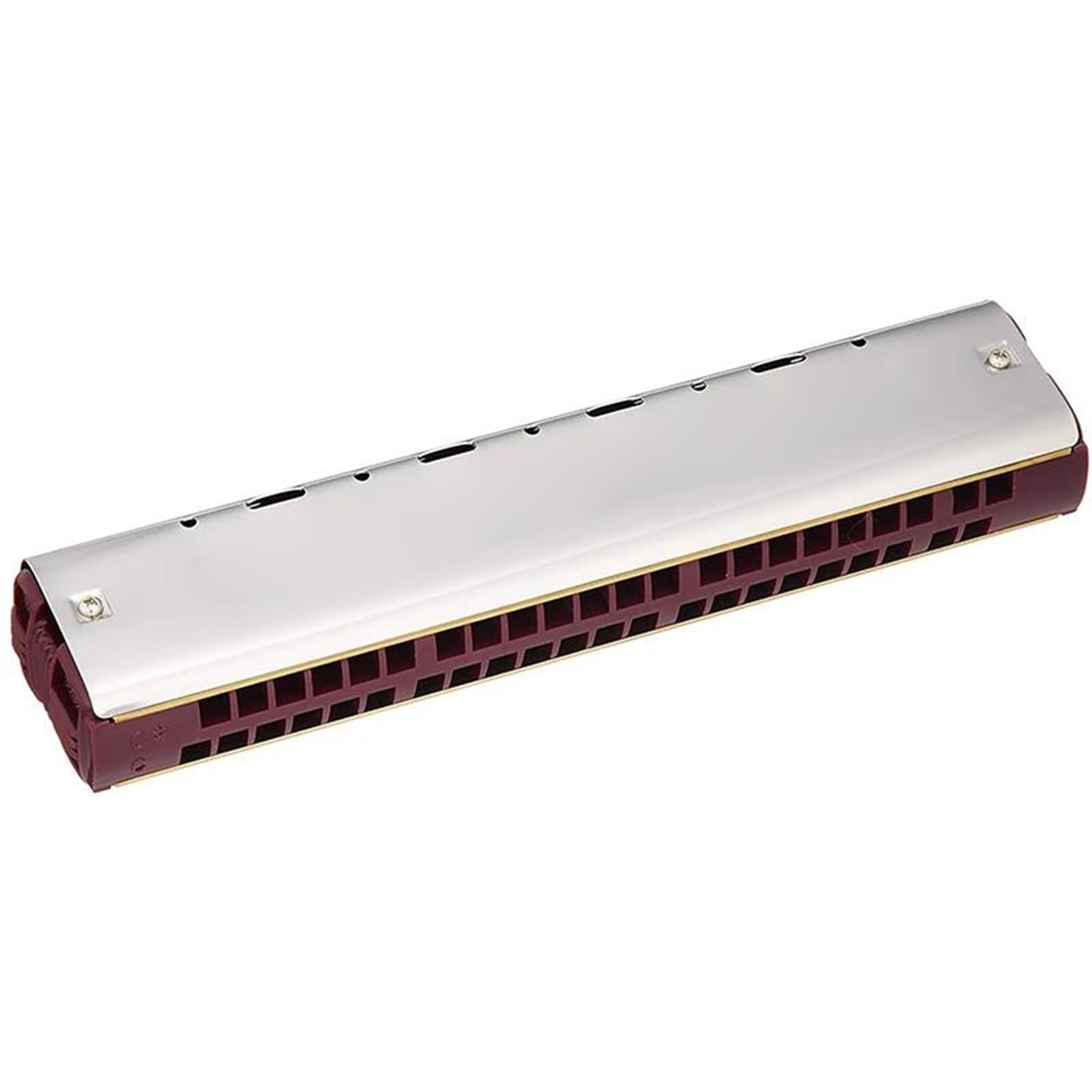 Armonica Singola Cromatica 44 Fori Arpa Chiave C Organetto A Bocca Ance In Ottone Strumento Musicale In Resina armonica a bocca professionale