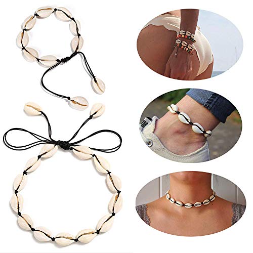 INTVN 4ezzi Collana Conchiglie Girocollo e