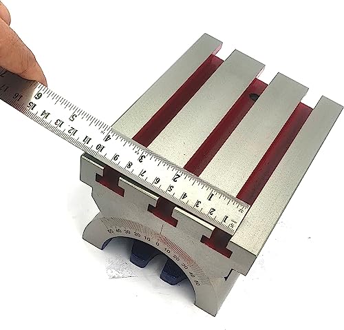 AD INTERNATIONAL Tilting Milling Table II Cast Iron Body II Robust, Heavy Duty & Durable (5\" x 7\" Inch II 125 x 175 mm)