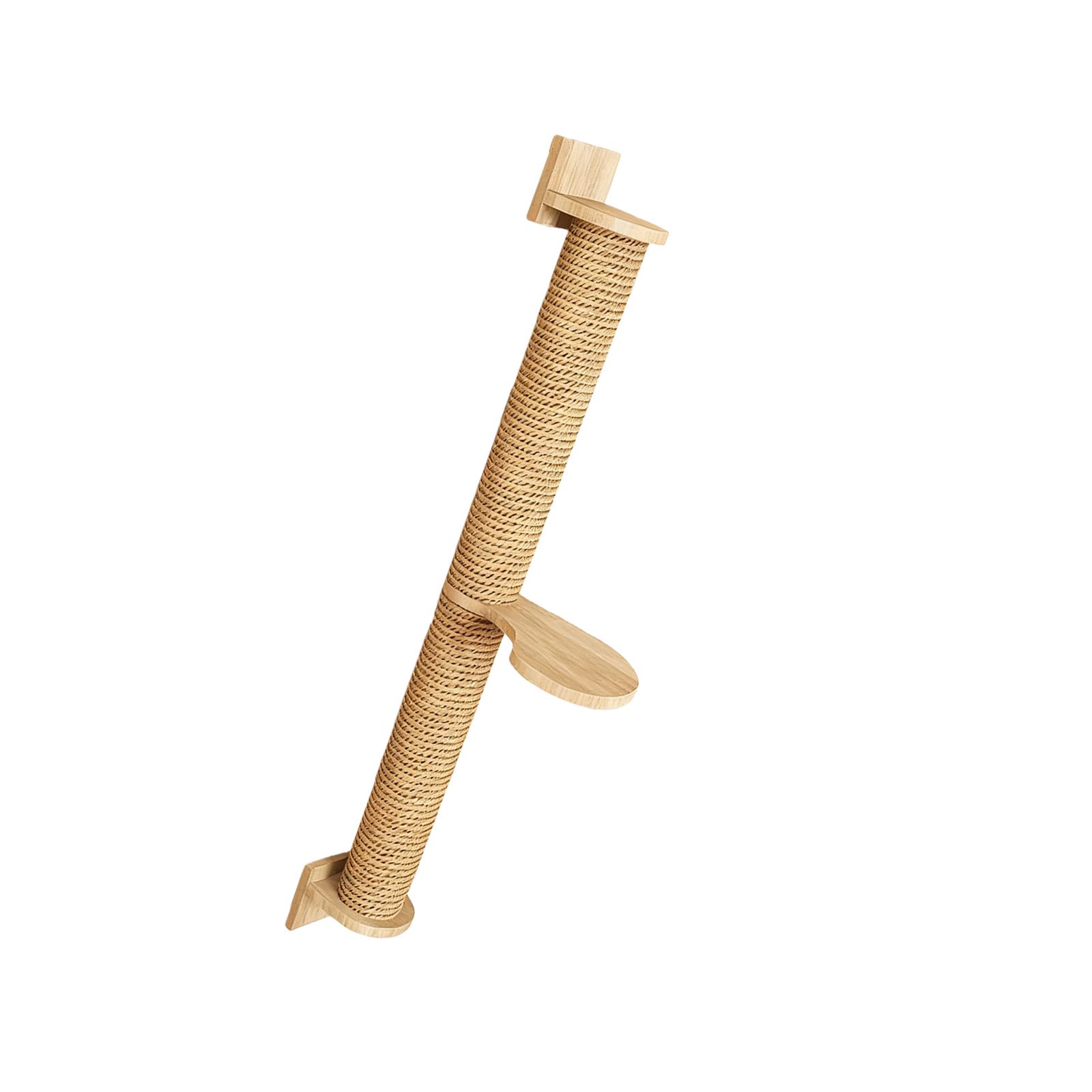 Cuerda para rascar Gatos de Montaje en Pared, Juguete para Escalar para Mascotas, Estante Interactivo para Gatos pequeños y Grandes, Estante de Escalada para Gatos de Interior