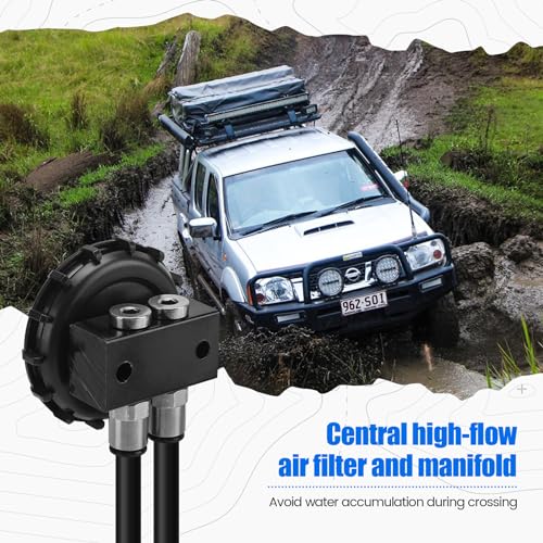 Zuomeng Differential Breather KIT, Remove Air Pressure from Differentials, Transmissions, Transfer boxes, Other Drivetrain Assemblies, Replacement for ARB 170112 Kit