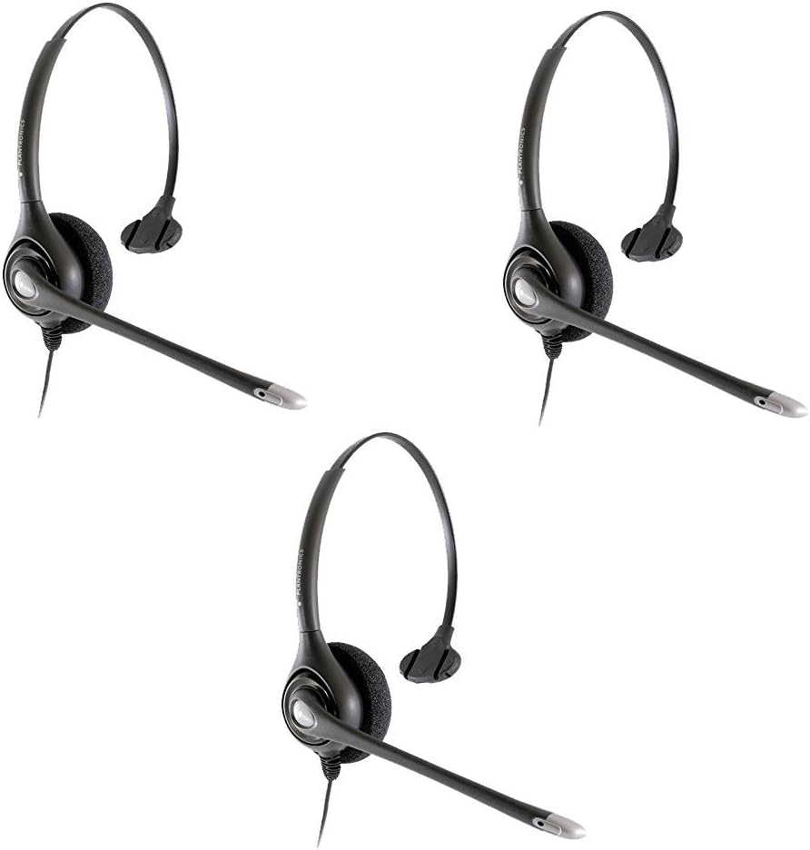 Plantronics HW251n Wired Office Headset- 3 Pack (Renewed) Plantronics HW251n Wired Office Headset- 3 Pack (Renewed)