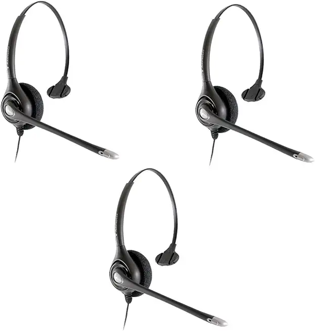 Plantronics HW251n Wired Office Headset- 3 Pa...