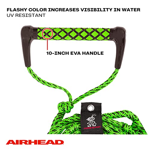 Airhead Wakesurf Rope 25', Green, 25 Foot #TOP2