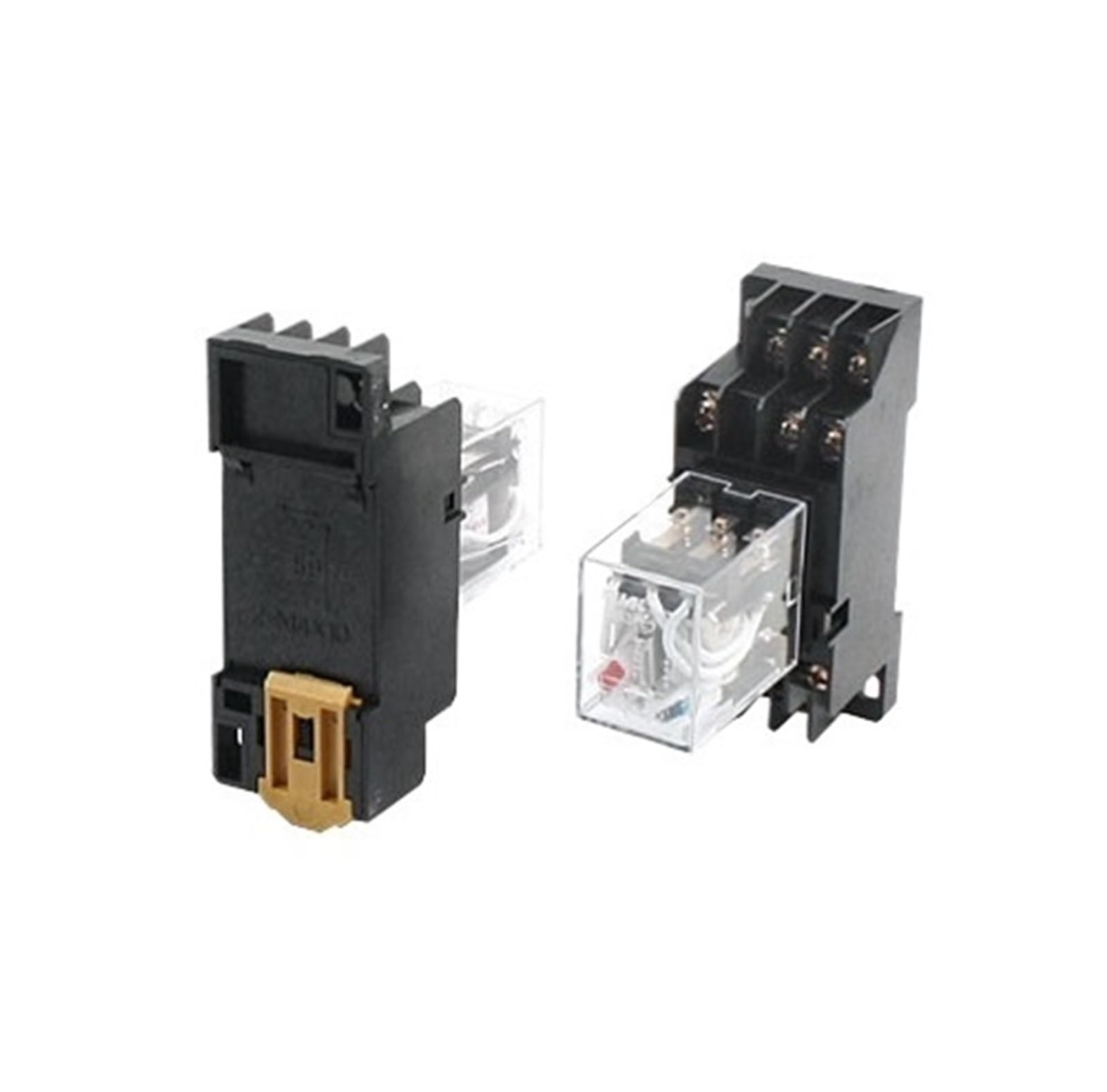 Relais de puissance AC 24V pour armoire d'automatisation et montage rail DIN 35mm - 5
