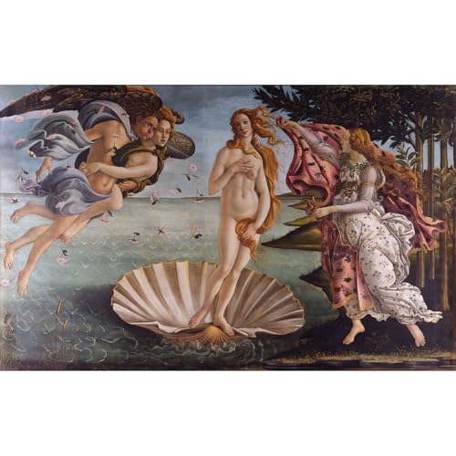 Impression sur toile ARTICULOZY Botticelli Naissance de Vénus toile roulée 127x101.6 cm