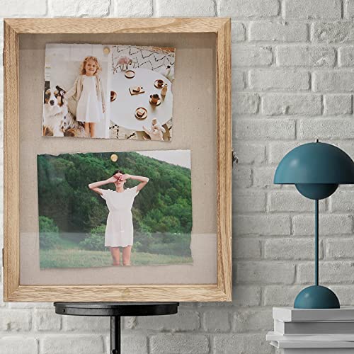 8X10 11X14 Shadow Box Display Case, Shadow Box Frame With Linen Back And Glass Front, Suitable For Displaying Wedding Memories, Family Photos, Art Collectibles, Tickets And Other Collectibles #TOP6