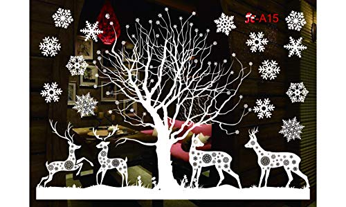 Weihnachtsaufkleber, Fenster, Weihnachten, Dekoration, Sticker,...