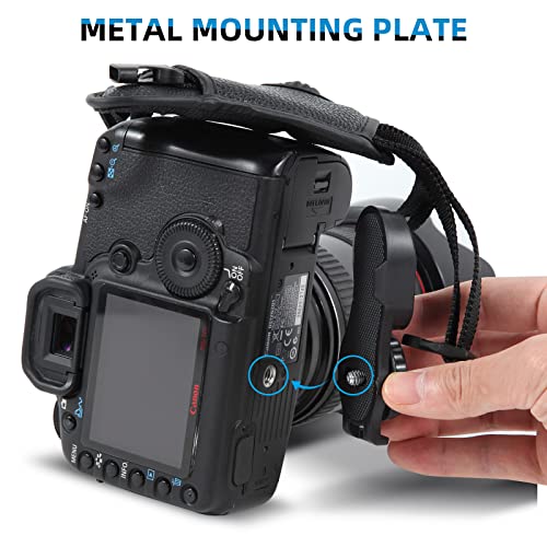 Sovipal Camera Hand Strap- Hand Wrist Strap Black- Camera Wrist Strap- Professional, Padded And Comfortable With Quick Adjustment And Detachable Design For Secure Grip. #TOP2