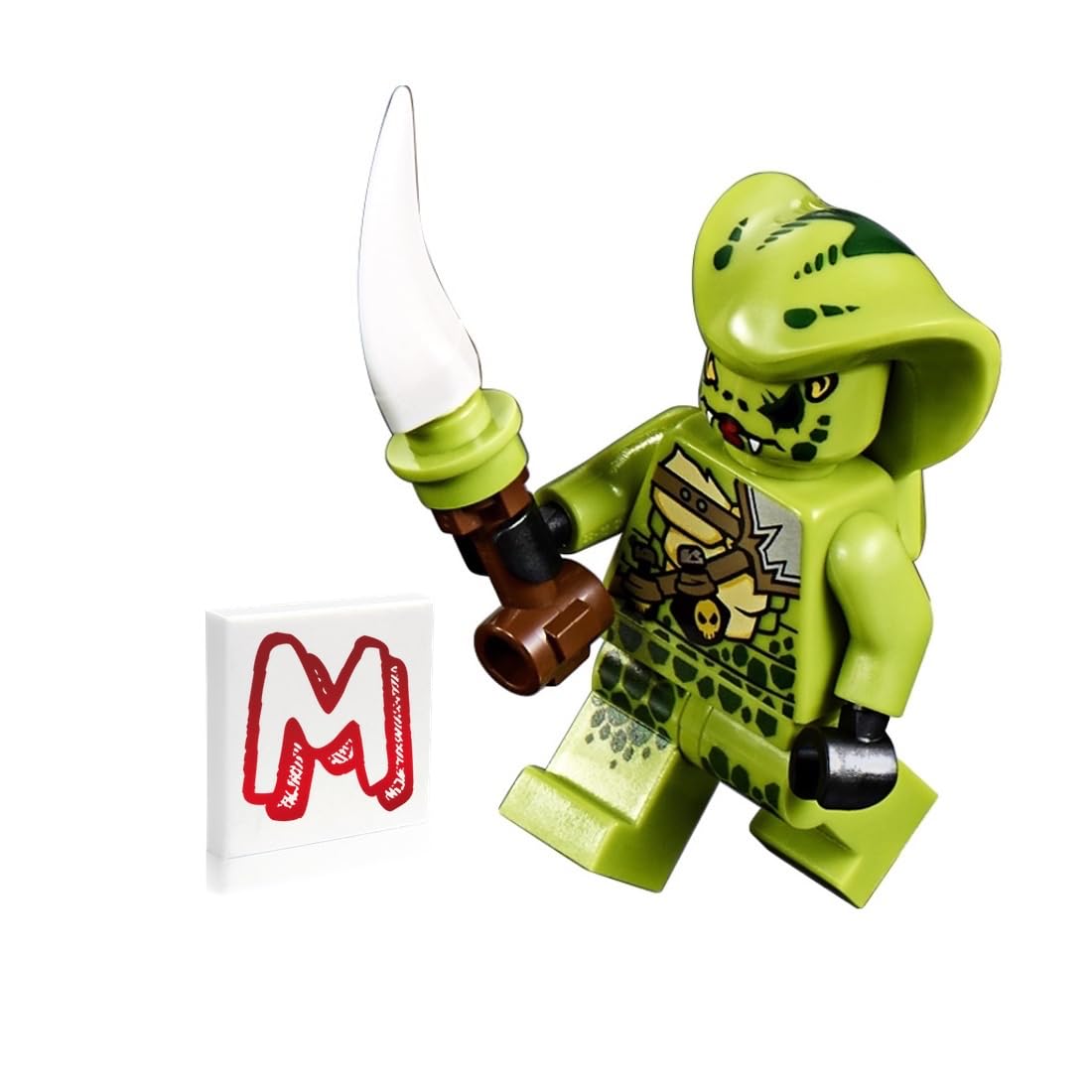 LEGO NINJAGO Legacy Minifigure - Lasha The Snake (with Dagger and Display Stand) 70679