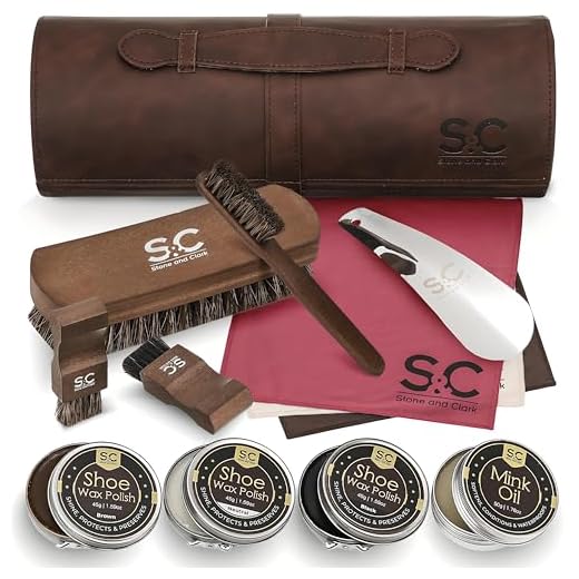Leather Shoe Shine Kit for Men