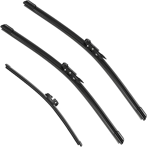 Vista 46 de Paquete de 3 limpiaparabrisas compatibles con Toyota RAV4 2019-2022, limpiaparabrisas delantero y trasero, juego de cuchillas de repuesto para mi