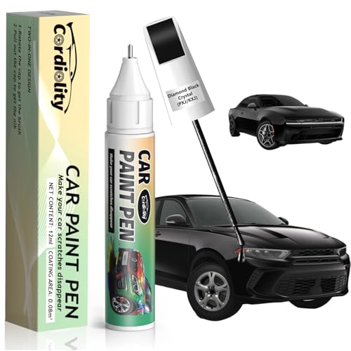Image of Diamond Black Crystal(PXJ /KXJ) Touch Up Paint Pen for Dodge,Car Paint Scratch Repair Pen Quick and Easy Fix Auto Paint Scratch