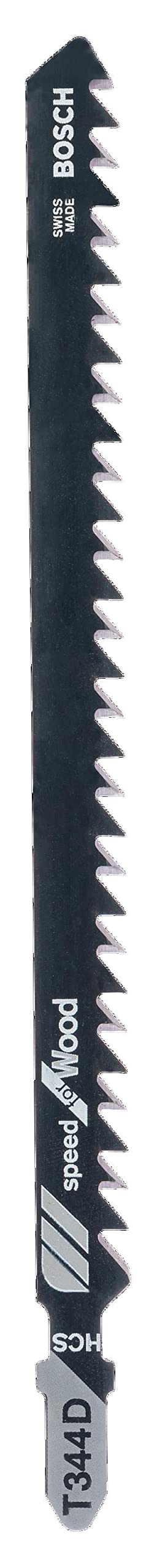 Bosch Accessories 2609256720 HCS - T 344 D Lame de scie sauteuse pour Coupe rapide Epaisseur 5-​100 mm Longueur 152 mm