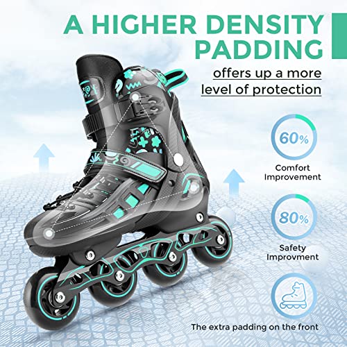 Hikole Inline Skates For Women And Men, Adjustable 2-In-1 Roller Skates Blades And Ice Skates, Perfect For Outdoor Fitness And Beginners #TOP4