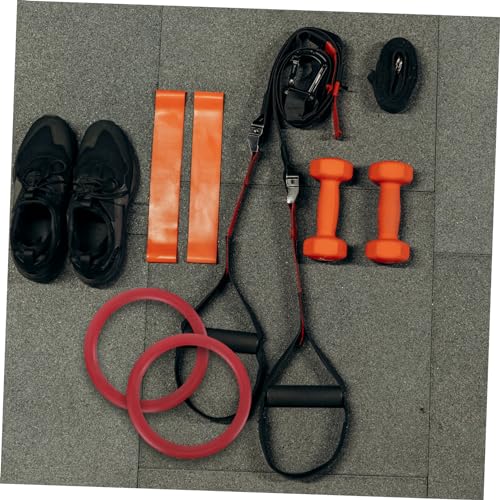 Anillas Gimnasia Kisangel 2pcs Roja ABS miniatura 3
