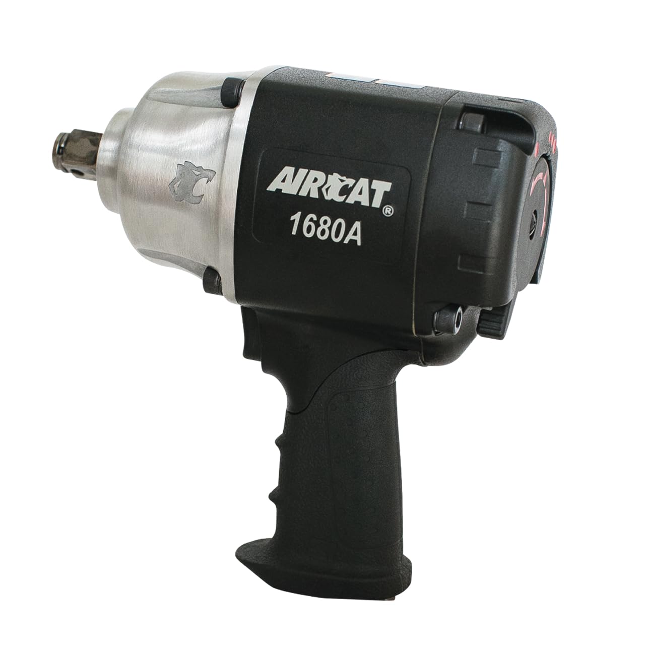 AIRCAT Pneumatic Tools 1680-A: 3/4-Inch Impact Wrench 1,600 ft-lbs of Torque - Standard Anvil