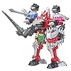 Power Rangers Dino Fury Megazord Mega Pack 5-Pack Zord Action Figure Toys for Kids Ages 4 and Up